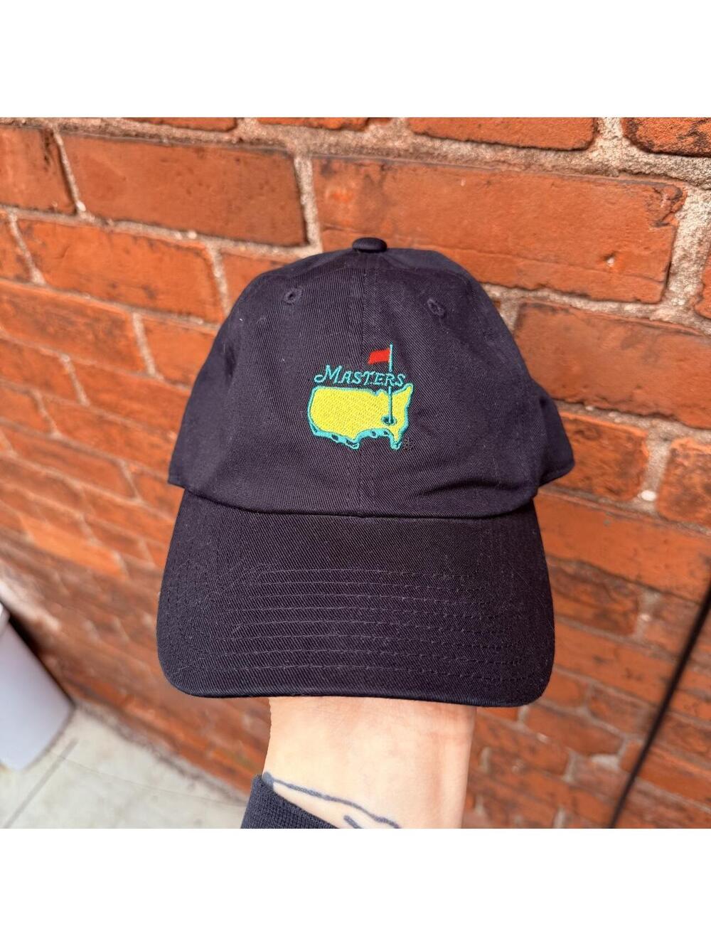 the masters golf tournament strap back hat OS